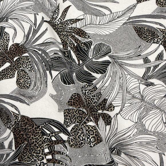 Chicos 3 Short Sleeve Tee Women Size XL Multicolor Botanical Pattern Round neck - Picture 4 of 8